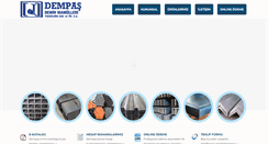 Desktop Screenshot of dempas.com.tr