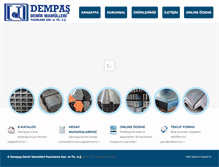 Tablet Screenshot of dempas.com.tr